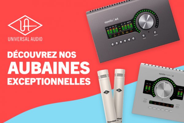 Profitez d��normes rabais sur les produits Universal Audio